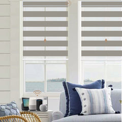 Kincmo Motorized Zebra Shades 95% Blackout - Gabriel