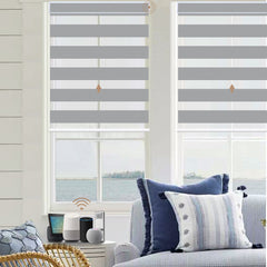 Kincmo Motorized Zebra Shades 95% Blackout - Gabriel