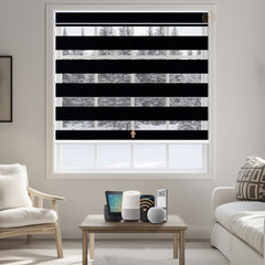 Kincmo Motorized Zebra Shades 100% Blackout - Gentle