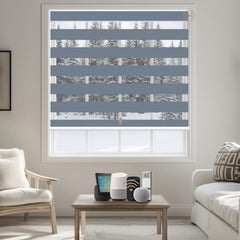 Kincmo Motorized Zebra Shades 100% Blackout - Gentle