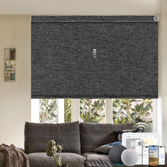 Kincmo Motorized Roller Shades 100% Blackout - Eclipse