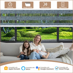 Kincmo Motorized Zebra Shades 60%/75% Blackout - Monet