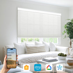 Kincmo Light Filtering Motorized Cellular Shades
