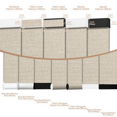 Kincmo Motorized Light Filtering Roller Shades 75% Blackout - Meridian
