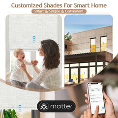 Kincmo 100% Blackout Motorized Roller Shades - All Series