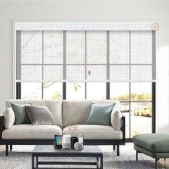 Kincmo Motorized Light Filtering Roller Shades 50% Blackout - Sheer