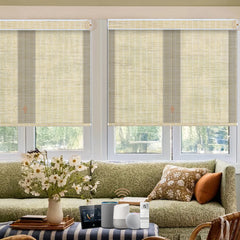 Kincmo Motorized Light Filtering Roller Shades 50% Blackout - Woven