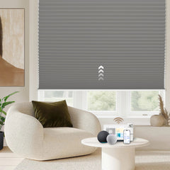 Kincmo 100% Blackout Motorized Double-Cell Cellular Shades