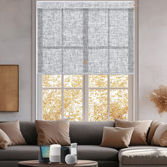 Kincmo Motorized Light Filtering Roller Shades 75% Blackout - Mist