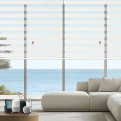 Kincmo Motorized Zebra Shades 60%/75% Blackout - Monet