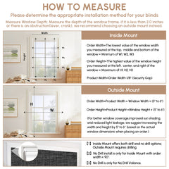 Kincmo No Drill Motorized Roller Shades 100% Blackout - Dual Sided