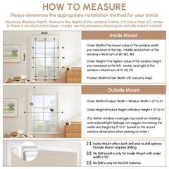 Kincmo No Drill Motorized Roller Shades 100% Blackout - Weave