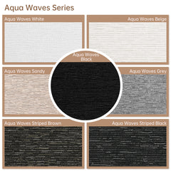 Kincmo Motorized Roller Shades 100% Blackout - Aqua Waves