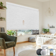 Kincmo Motorized Roller Shades 100% Blackout - Atlantic