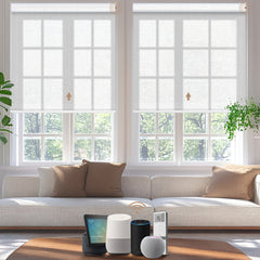 Kincmo Motorized Light Filtering Roller Shades 70% Blackout - Aurora