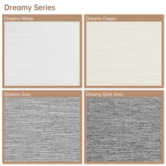 Kincmo Motorized Roller Shades 100% Blackout - Dreamy