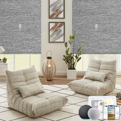 Kincmo Motorized Roller Shades 100% Blackout - Dreamy