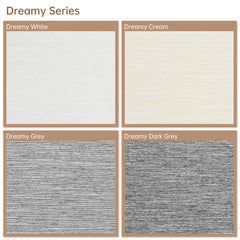 Kincmo 100% Blackout Motorized Roller Shades - All Series