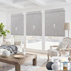 Kincmo Motorized Roller Shades 100% Blackout - Groove