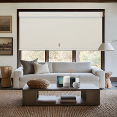Kincmo Motorized Roller Shades 100% Blackout - Pure