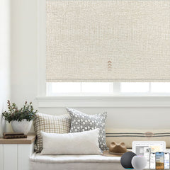 Kincmo No Drill Motorized Roller Shades 100% Blackout - Starscape