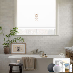 Kincmo Motorized Roller Shades 100% Blackout - WaterProof Vinyl