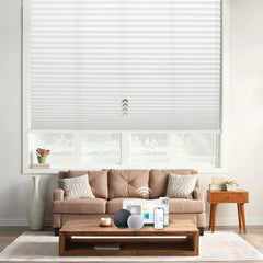 Kincmo Light Filtering Motorized Double-Cell Cellular Shades