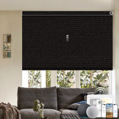 Kincmo Motorized Roller Shades 100% Blackout - Eclipse
