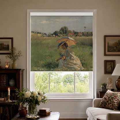 Kincmo Custom Printed Motorized Roller Shades