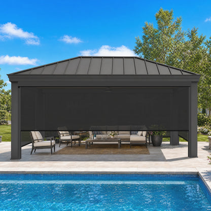 Kincmo Motorized Zipper Track Windproof Shades
