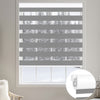 Kincmo No Drill Zebra Shades, Motorized 100% Blackout - Gentle