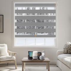 Kincmo Motorized Zebra Shades 100% Blackout - Gentle