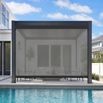 Kincmo Motorized Zipper Track Windproof & Smart Outdoor Screens