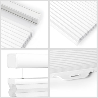 Kincmo Cordless Top Down Bottom Up Cellular Shades, 100% Blackout | Double Cell