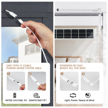 Kincmo Motorized Skylight Cellular Shades