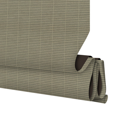 Kincmo Motorized Woven Wood Shades 50%/70%/100% Blackout - Organic Texture