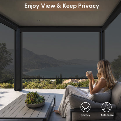 Kincmo Motorized Zipper Track Windproof & Smart Outdoor Screens