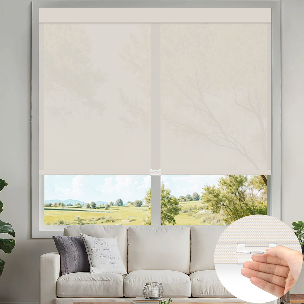 Kincmo Cordless UV Protection Solar Shades 0%/1%/3%/5% Openness