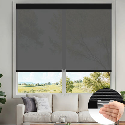 Kincmo Cordless UV Protection Solar Shades 0%/1%/3%/5% Openness