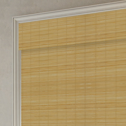 Kincmo Motorized 100% Bamboo Shades 50%/70%/100% Blackout - Pure Bamboo