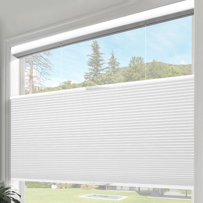 Kincmo Cordless Top Down Bottom Up Cellular Shades, 100% Blackout | Double Cell