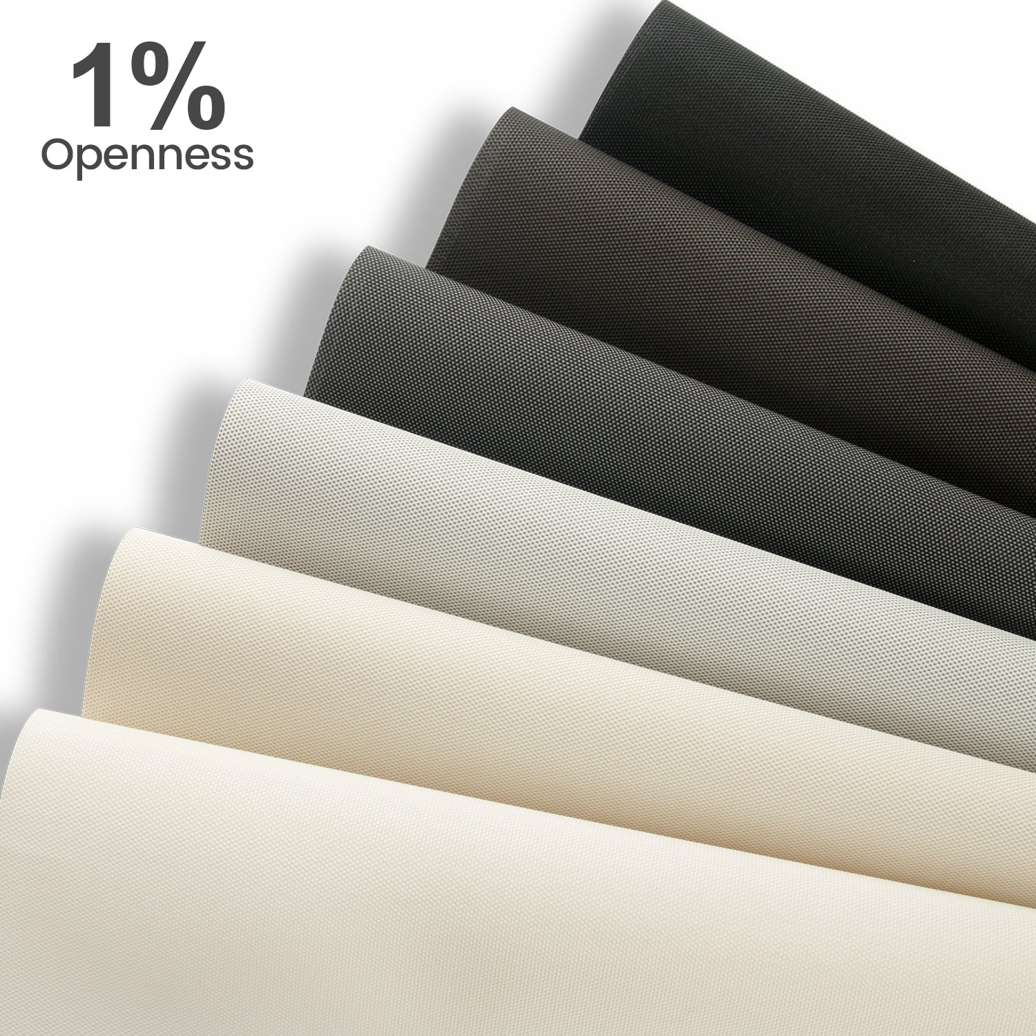 kincmo sunscreen shades fabric swatches