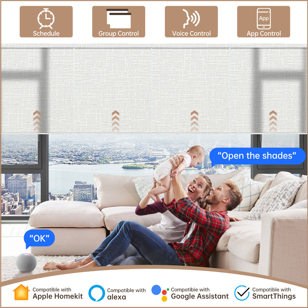 use of traditional light filtering dual shade