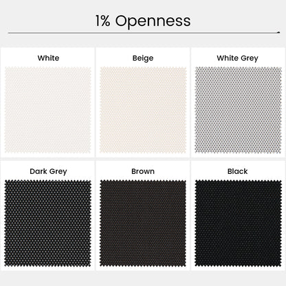 Kincmo Motorized UV Protection Solar Shades 1%/3%/5% Openness