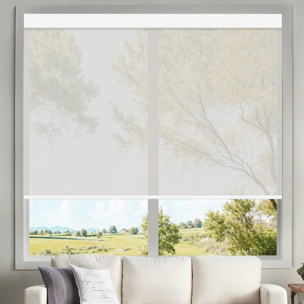 Kincmo Motorized UV Protection Solar Shades 1%/3%/5% Openness