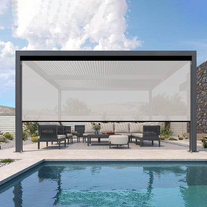 electric outdoor blinds