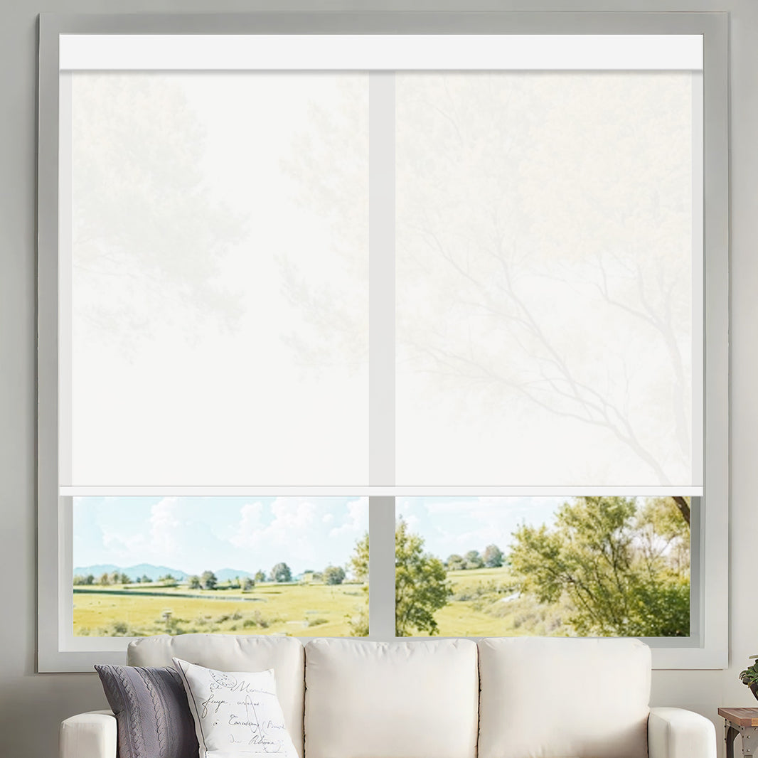 Kincmo Motorized UV Protection Solar Shades 0%/1%/3%/5% Openness