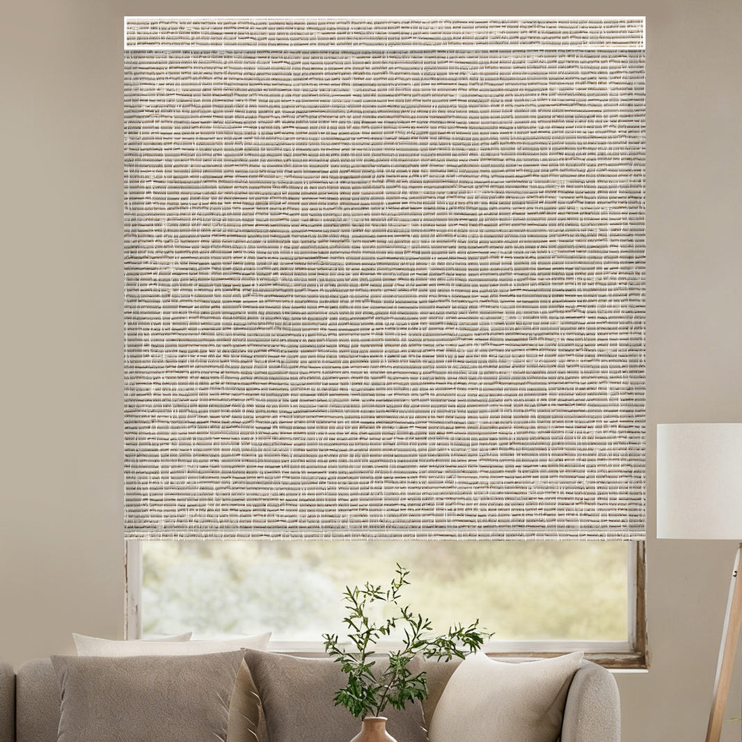 Kincmo Motorized Light Filtering Roller Shades 75% Blackout - Classic