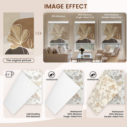 Kincmo Custom Printed Motorized Roller Shades