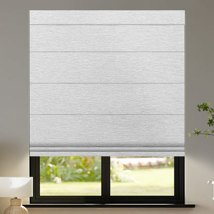 Kincmo Motorized Roman Shades 100% Blackout - Atlantic